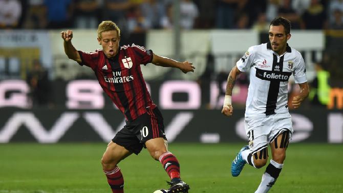 كيسوکه هوندا|پارما 4 - 5 میلان / سری آ