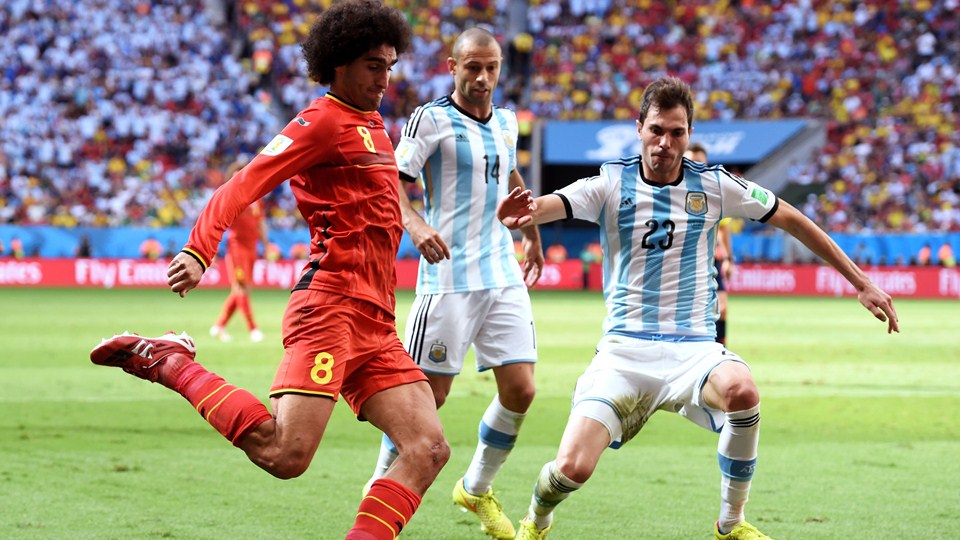 مروان فلینی - ماریا باسانتا|تقابل ماریا باسانتا از آرژانتین با مروان فلینی از تیم ملی بلژیک.