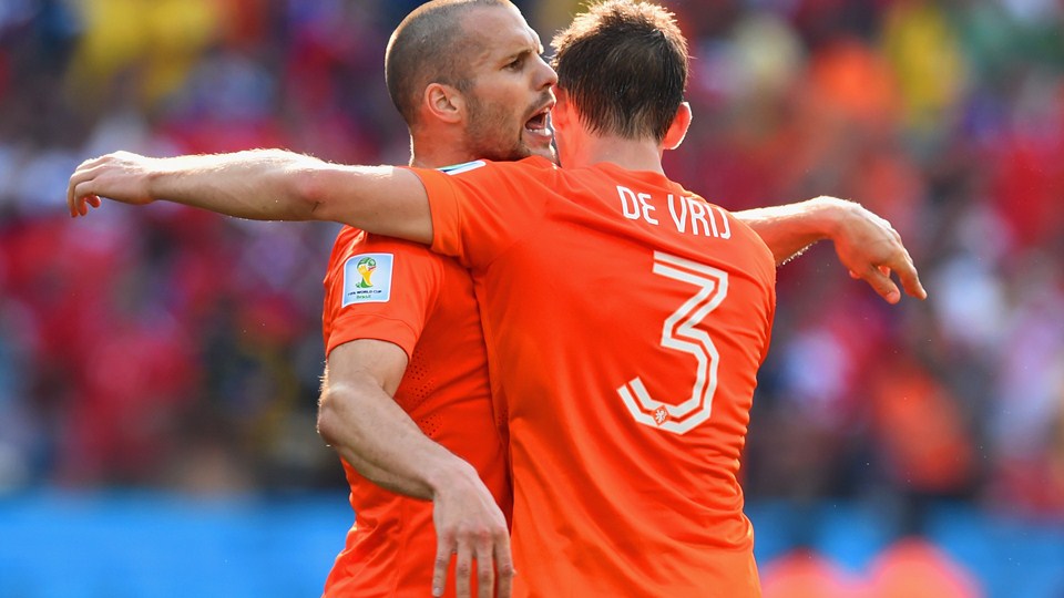 رون ولار - اِستِفان دی وِریج|هلند 2-0 شیلی /مرحله گروهی جام جهانی