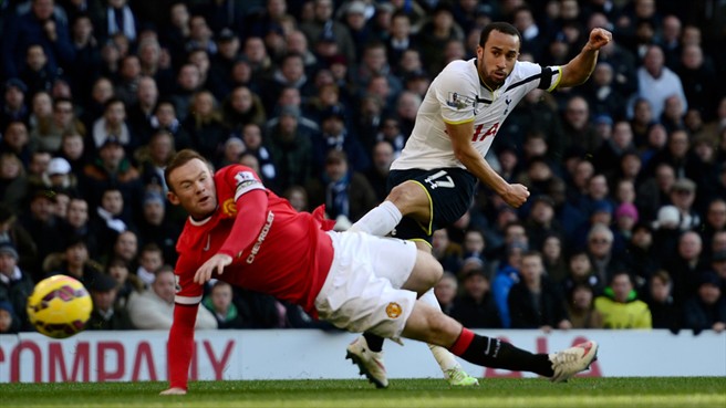 وین رونی|تاتنهام 0 - 0 منچستر یونایتد / لیگ جزیره