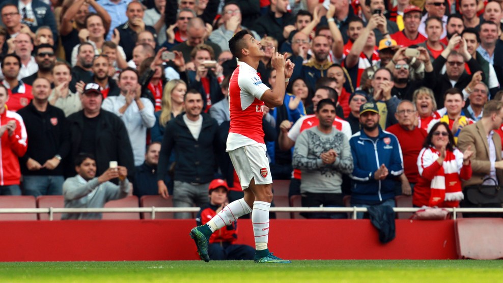 الکسیس سانچز|آرسنال 3 - 0 منچستر یونایتد / لیگ جزیره