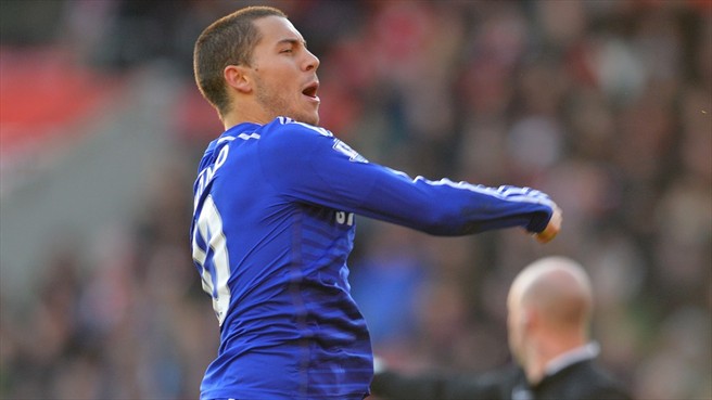 ادن هازرد|ساوتهمپتون 1 - 1 چلسی / لیگ جزیره