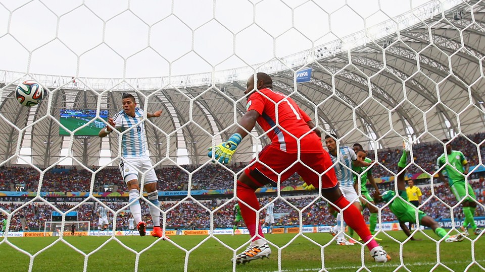 مارکو روجو|لحطه به ثمر رسیدن گل آرژانتین توسط  مارکو روجو.