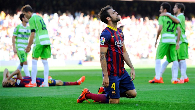 فرانسسک فابرگاس|حسرت فابرگاس از مساوی کردن در دقایق پایانی بازی.