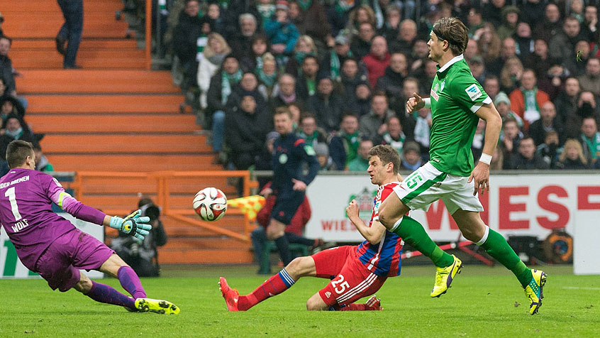 توماس مولر|وردر برمن 0 - 4 بایرن مونیخ / بوندسلیگا