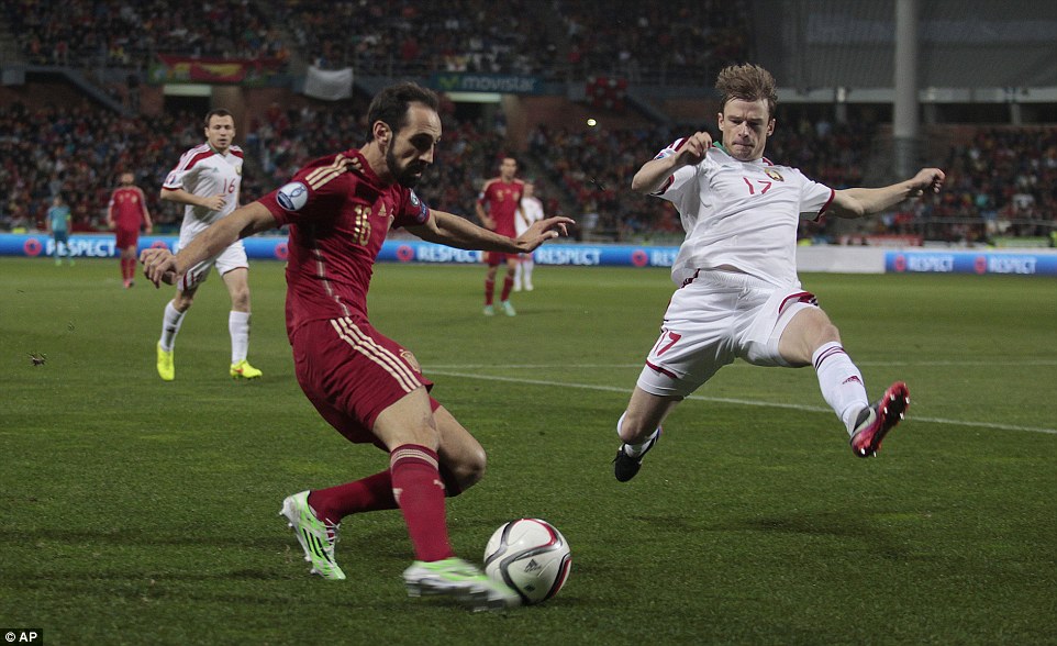 خوان فران|اسپانیا 3 - 0 بلاروس / مقدماتی جام ملت های اروپا