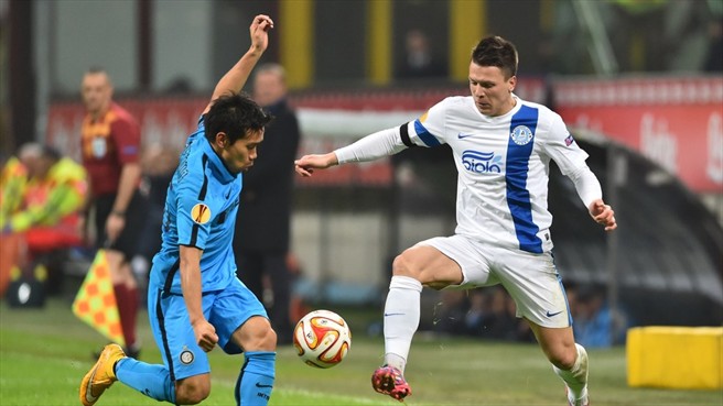 يوتو ناگاتومو|اینترمیلان 2 - 1 دنیپرو دنیپروپتروفسک / لیگ اروپا