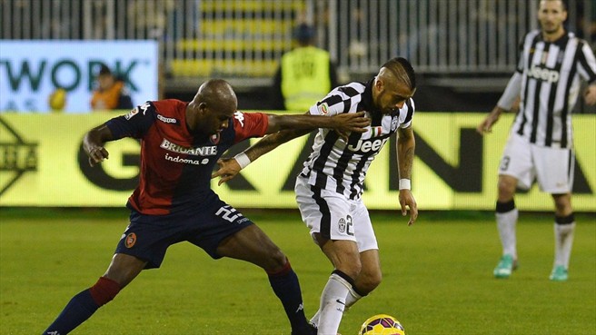 آرتور ویدال|کالیاری 1 - 3 یوونتوس / سری آ