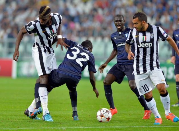 کارلوس توز - پل پوگبا|یوونتوس 2-0 مالمو / لیگ قهرمانان