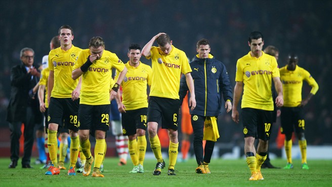 بازیکنان دورتموند|آرسنال 2 - 0 بوروسيا دورتموند / لیگ قهرمانان