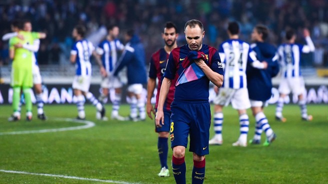 آندرس اینیستا|رئال سوسیداد 1 - 0 بارسلونا / لالیگا