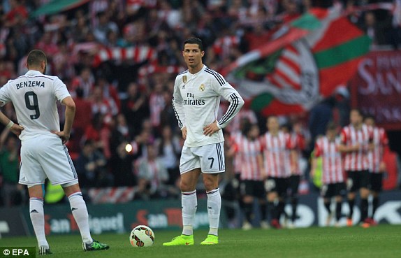 کریستیانو رونالدو|اتلتیک بیلبائو 1 - 0 رئال مادرید / لالیگا