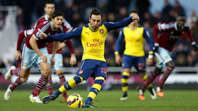 سانتی کازورلا|وستهام 1 - 2 آرسنال / لیگ جزیره