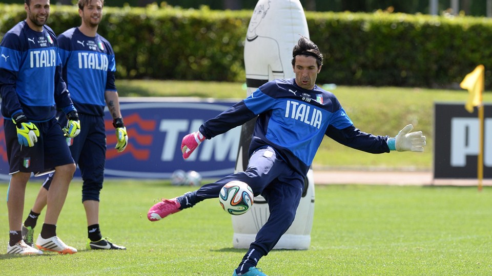 جیانلوئیجی بوفون|تمرین تیم ملی ایتالیا