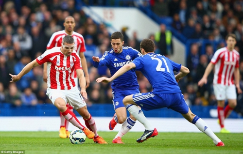 ادن هازرد|چلسی 2 - 1 استوک سیتی / لیگ جزیره