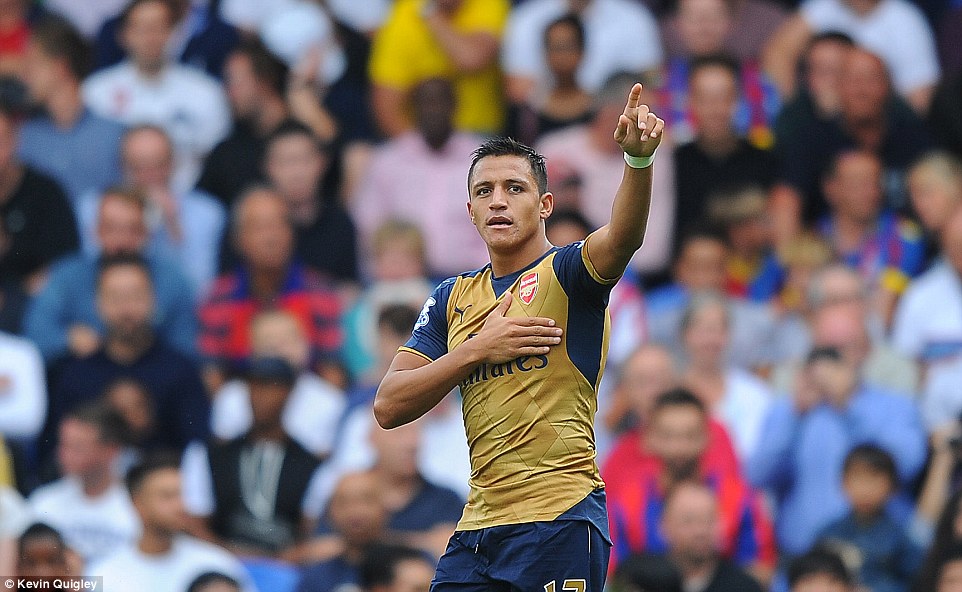 الکسیس سانچز|کریستال پالاس 1 - 2 آرسنال / لیگ جزیره