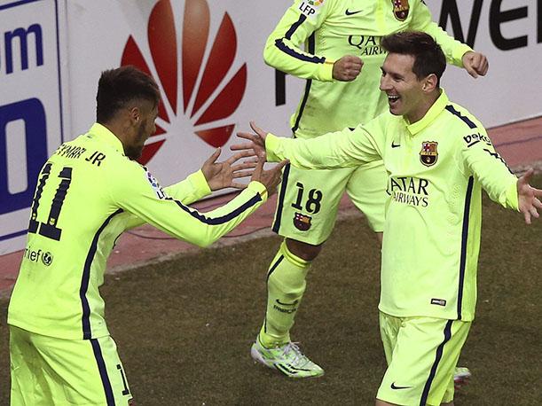 نیمار - لئو مسی|اتلتیکو مادرید 2 - 3 بارسلونا / جام حذفی اسپانیا