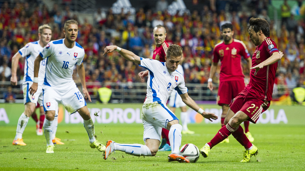 داوید سیلوا|اسپانیا 2 - 0 اسلواکی / مقدماتی یورو 2016