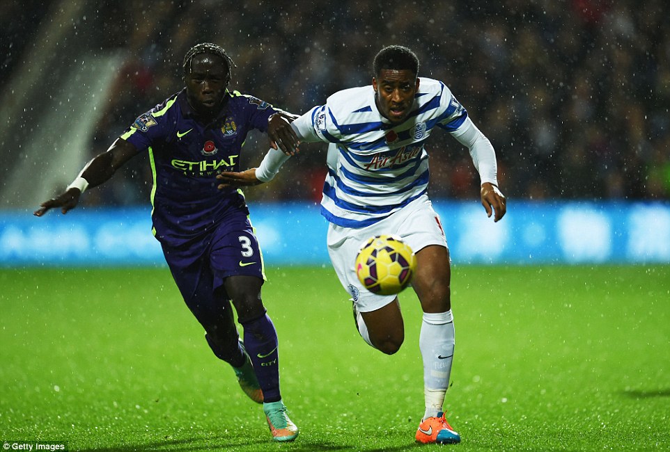 باكاری ساینا|کوئینز پارک رنجرز 2 - 2 منچستر سیتی / لیگ برتر