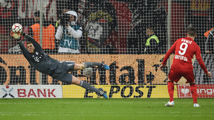 مانوئل نویر|باير لوركوزن 0 (3) - (5) 0 بایرن مونیخ / جام حذفی