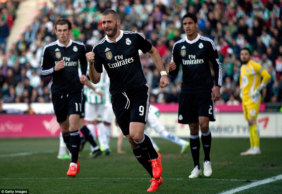 کریم بنزما|کوردوبا 1 - 2 رئال مادرید / لالیگا