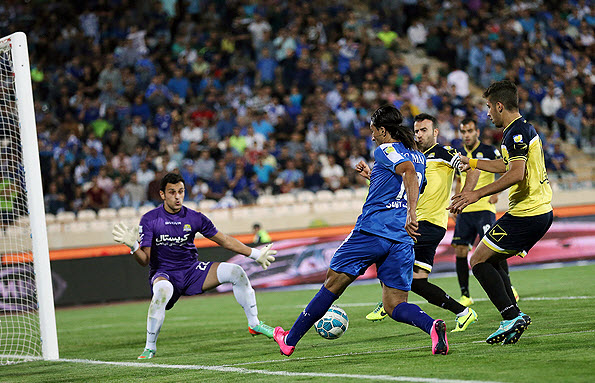 کرار جاسم محمد|استقلال تهران 3 - 3 راه آهن / لیگ برتر