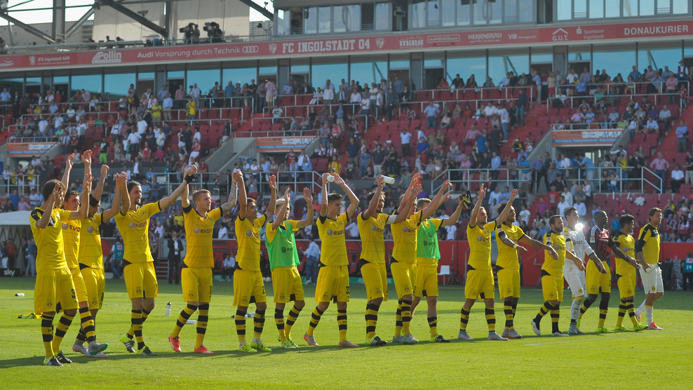 شادی بازیکنان دورتموند|اینگولشتاد 0 - 4 بوروسيا دورتموند / بوندسلیگا