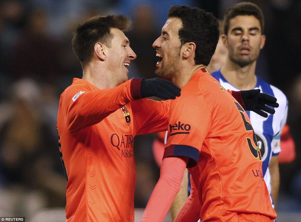 مسی - بوسکتس|دپورتیوو لاکرونیا 0 - 4 بارسلونا / لالیگا