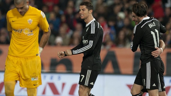 کریستیانو رونالدو|آلمریا 1 - 4 رئال مادرید / لالیگا