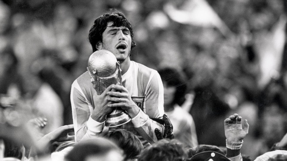 جان جهانی 1978|دانیل پاسارلا، پس از فینال جام جهانی 1978.