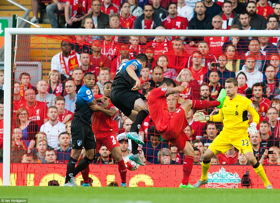 دجان لورن|لیورپول 1 - 0 ای اف سی بورنموث / لیگ جزیره