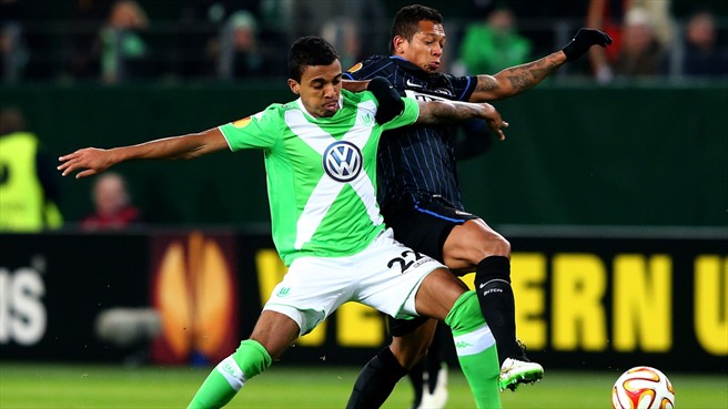 فردی گوآرین|وولفسبورگ 3 - 1 اینترمیلان / لیگ اروپا