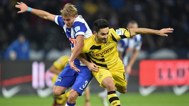 اُموت گوندوگان|هرتابرلین 1 - 0 بوروسيا دورتموند / بوندسلیگا