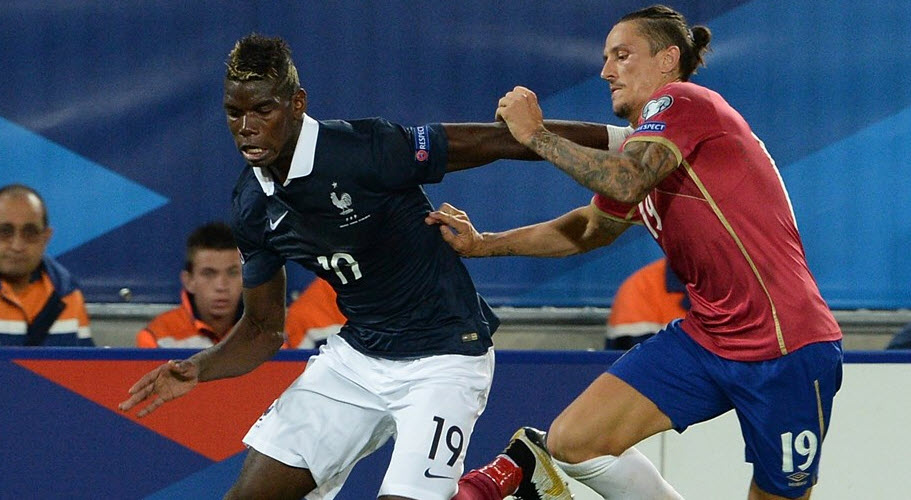 پل پوگبا|فرانسه 2 - 1 صربستان / دیدار دوستانه