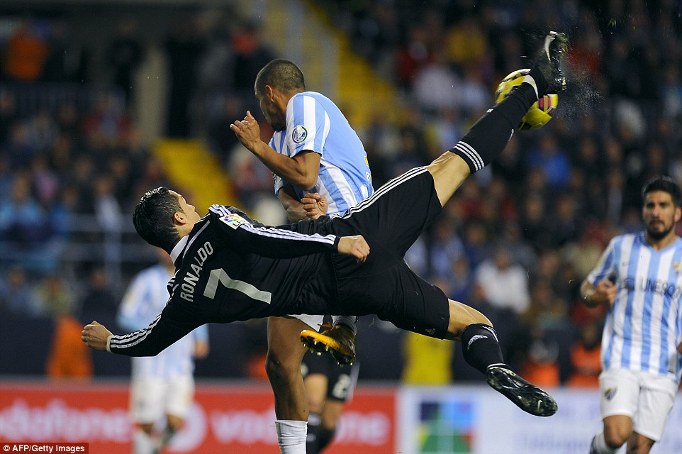 کریستیانو رونالدو|مالاگا 1 - 2 رئال مادرید / لالیگا