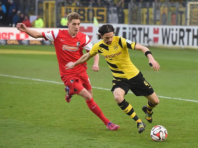 تقابل دو بازیکن|فرایبورگ 0 - 3 بوروسيا دورتموند / بوندسلیگا