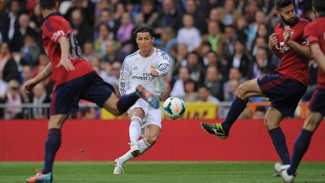 کریستیانو رونالدو|شوت زیبای رونالدو