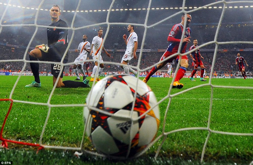 فرانک ريبری|بایرن مونیخ 2 - 0 رم / لیگ قهرمانان