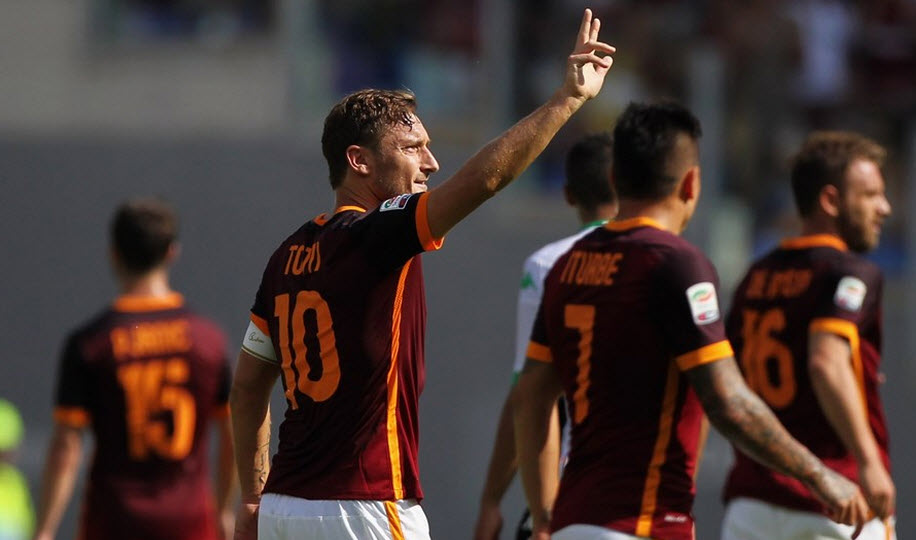 فرانچسکو توتی|رم 2 - 2 ساسوئولو / سری آ / گزارش تصویری