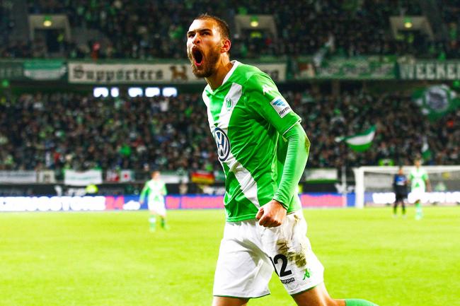 شادی بازیکن وولفسبورگ|وولفسبورگ 4 - 1 بایرن مونیخ