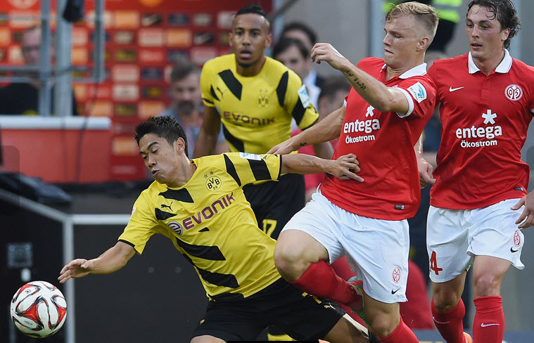 شينجی کاواگا|ماینتس 2-0 دورتموند / بوندسلیگا