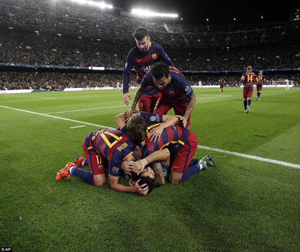 لوئیس سوارز|بارسلونا 2 - 1 باير لوركوزن / لیگ قهرمانان