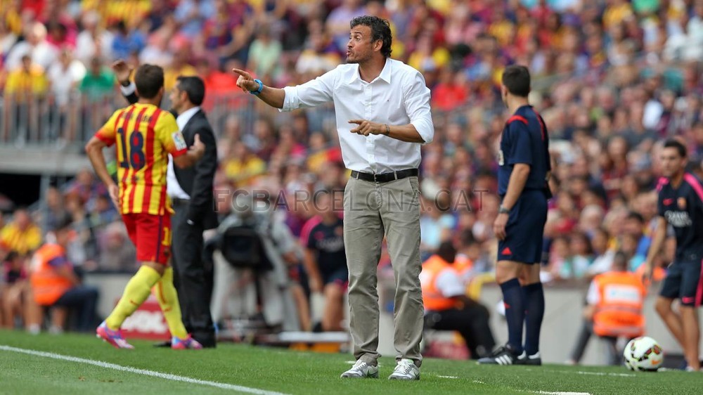 لوئیس انریکه|بارسلونا 2-0 اتلتیک بیلبائو / لالیگا