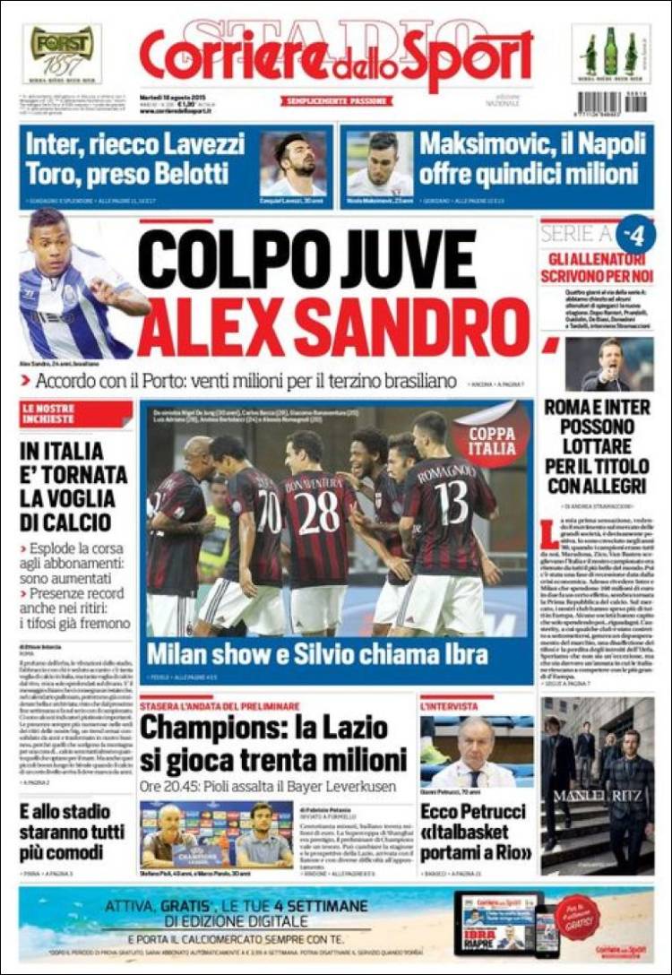 کوریه‌ره دلو اسپورت