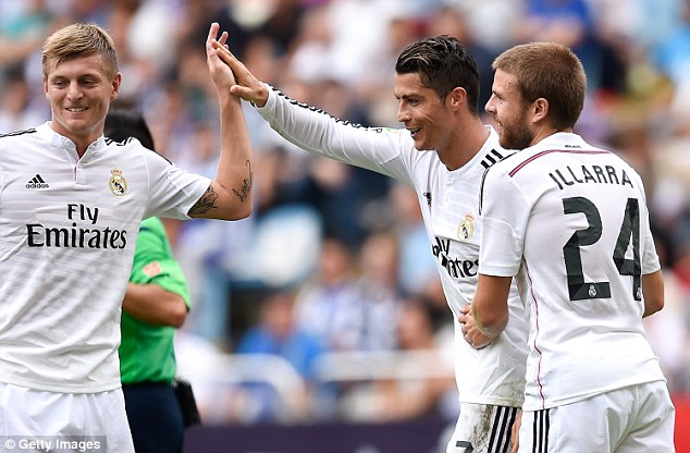 تونی کروس - کریستیانو رونالدو|لاکرونیا 2 -8 رئال مادرید / لالیگا