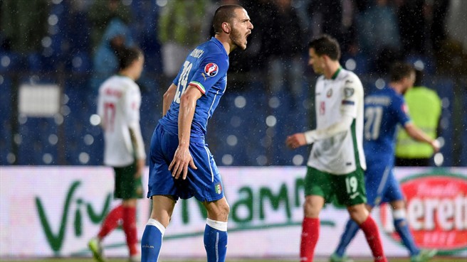 لئوناردو بونوچی|بلغارستان 2 - 2 ایتالیا / یورو 2016