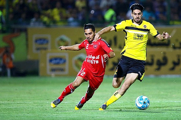 امید عالیشاه|سپاهان اصفهان 4 - 2 پرسپولیس تهران / لیگ برتر ایران (خلیج فارس)