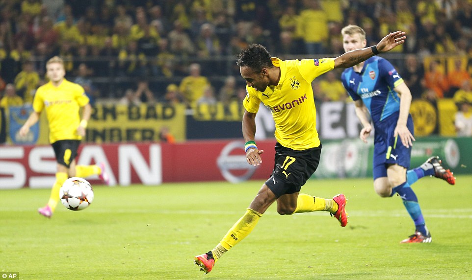 پیر امریک اوباميانگ|دورتموند 2-0 آرسنال /  لیگ قهرمانان