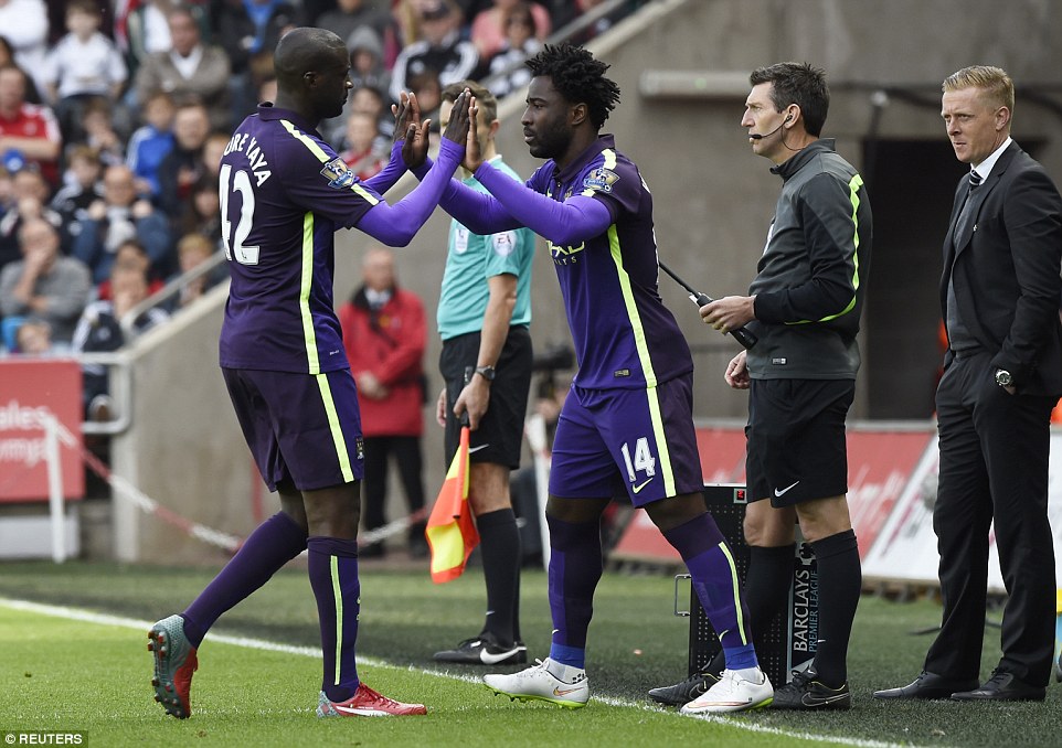 یحیی توره|سوانسی 2 - 4 منچستر سیتی / لیگ جزیره