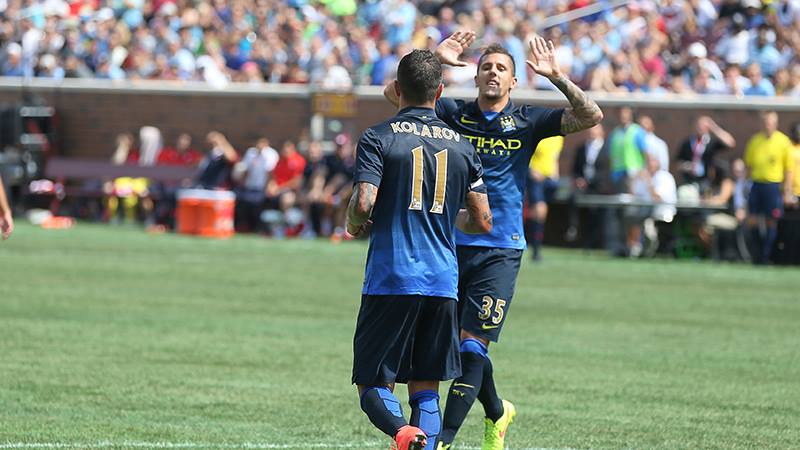 الکساندر کُلاروف|منچسترسیتی 2-2 المپیاکوس / گینس کاپ